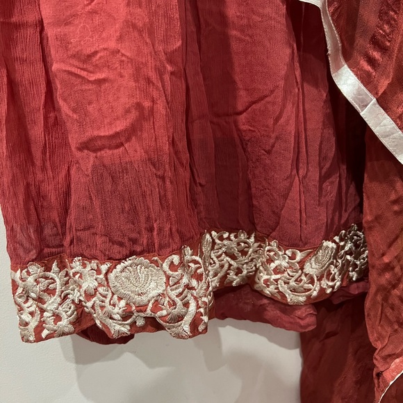 Indian Pakistani Embroidery Anarkali salwar Kameez suit with dupatta - Picture 3 of 5